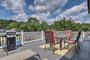 Canal-Front Ocean City Getaway with Deck and Dock!